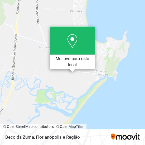 Beco da Zuma mapa