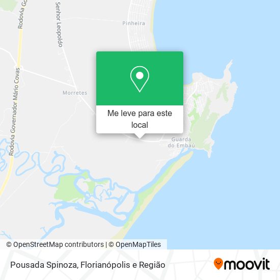 Pousada Spinoza mapa