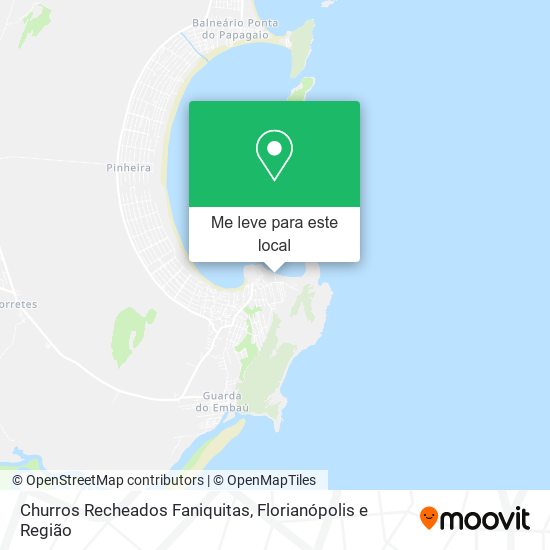 Churros Recheados Faniquitas mapa