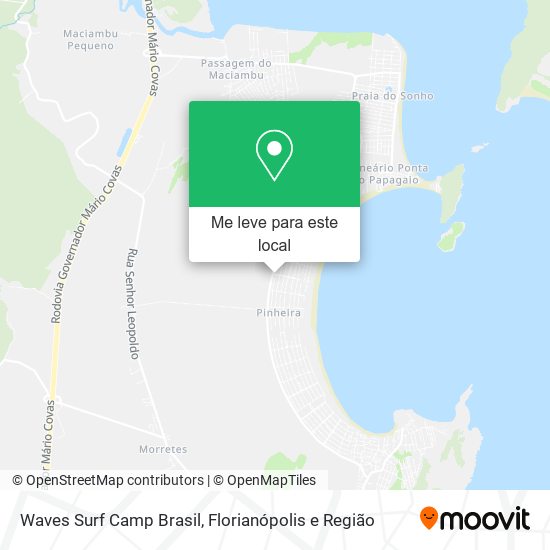 Waves Surf Camp Brasil mapa