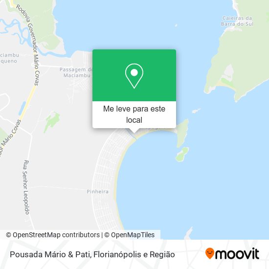 Pousada Mário & Pati mapa