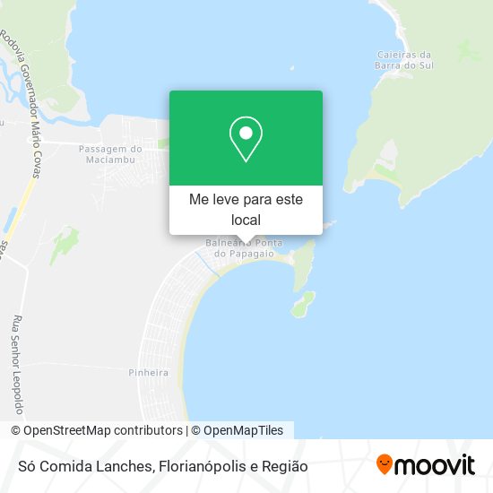 Só Comida Lanches mapa