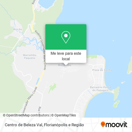 Centro de Beleza Val mapa