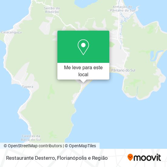 Restaurante Desterro mapa