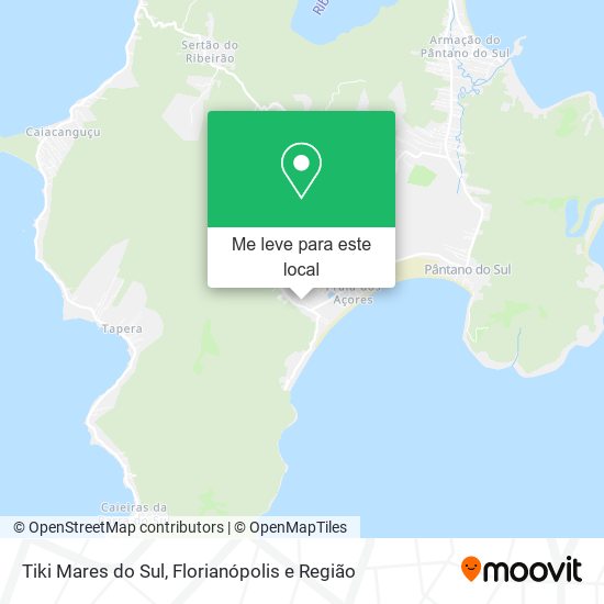 Tiki Mares do Sul mapa