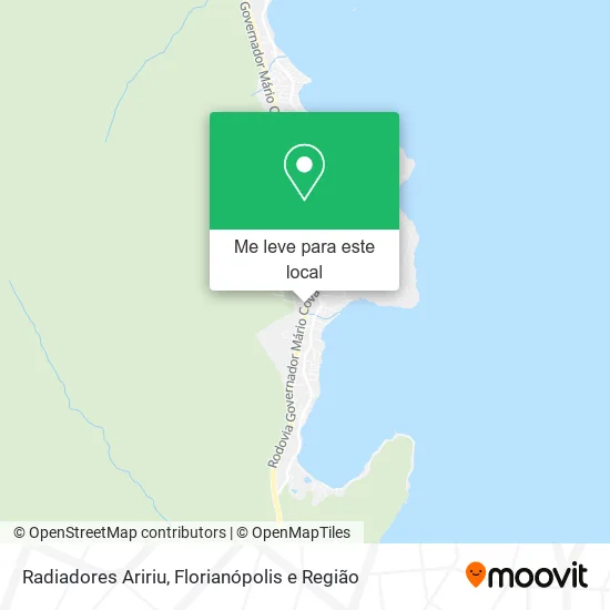 Radiadores Aririu mapa