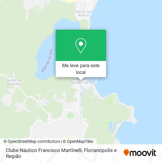 Clube Náutico Francisco Martinelli mapa