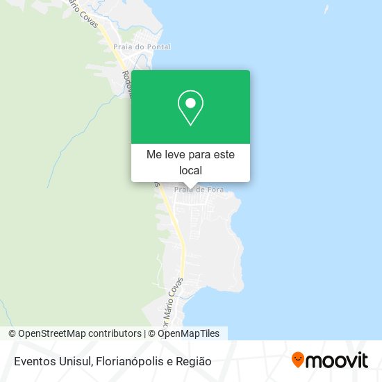 Eventos Unisul mapa
