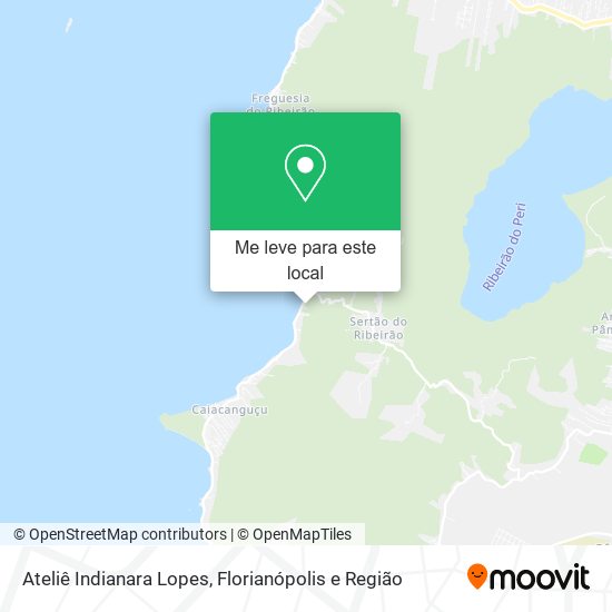 Ateliê Indianara Lopes mapa