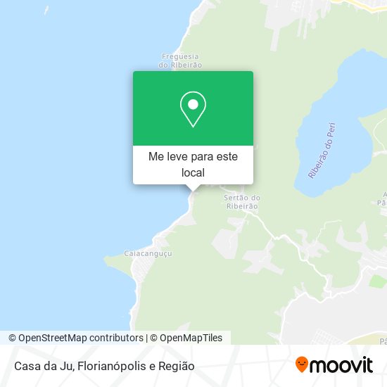 Casa da Ju mapa