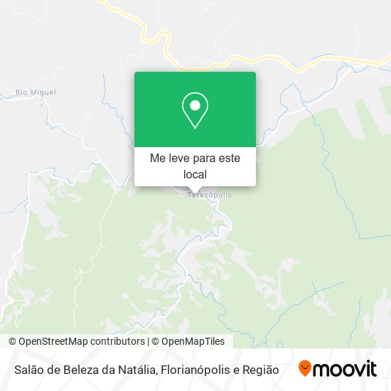 Salão de Beleza da Natália mapa