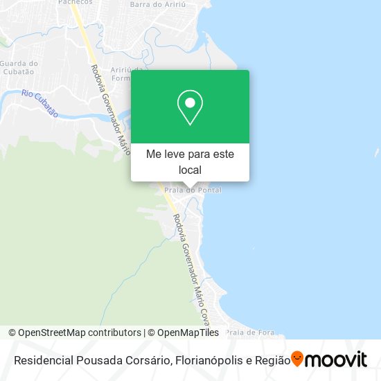 Residencial Pousada Corsário mapa