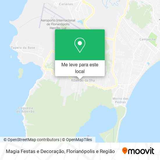 Magia Festas e Decoração mapa