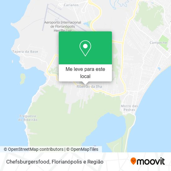 Chefsburgersfood mapa