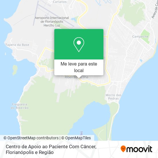 Centro de Apoio ao Paciente Com Câncer mapa