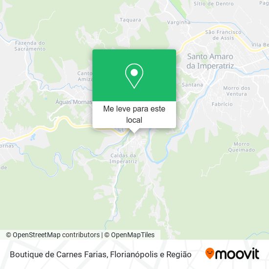 Boutique de Carnes Farias mapa
