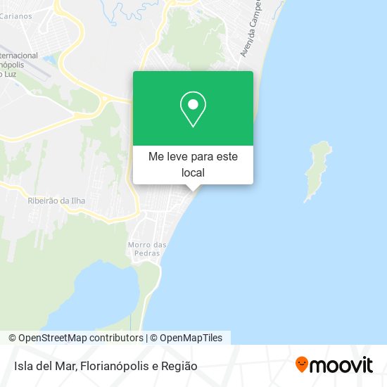 Isla del Mar mapa