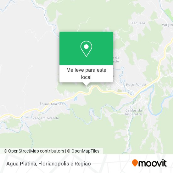 Agua Platina mapa