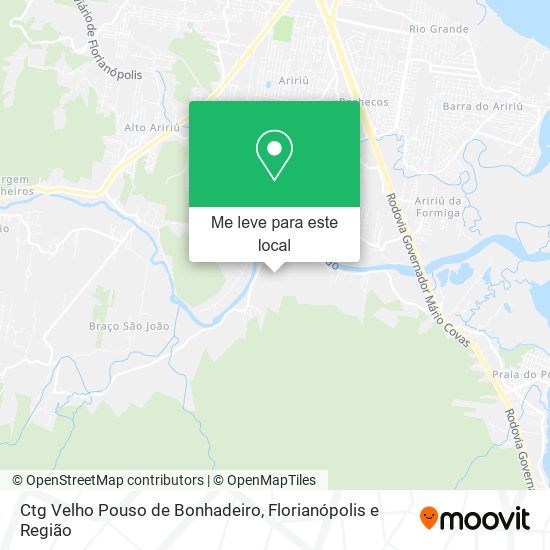 Ctg Velho Pouso de Bonhadeiro mapa