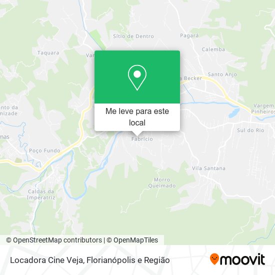 Locadora Cine Veja mapa