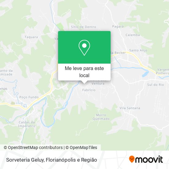 Sorveteria Geluy mapa