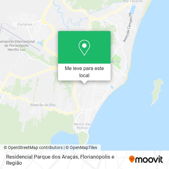 Residencial Parque dos Araçás mapa