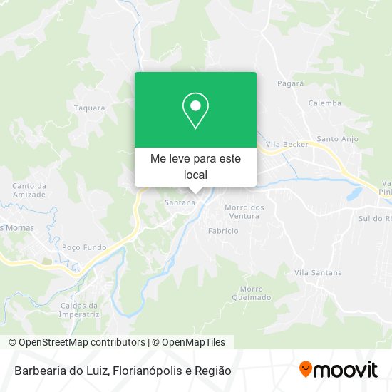 Barbearia do Luiz mapa