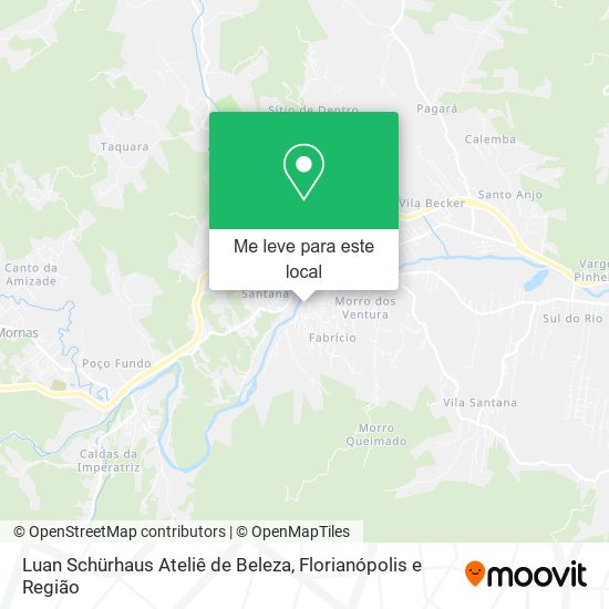 Luan Schürhaus Ateliê de Beleza mapa