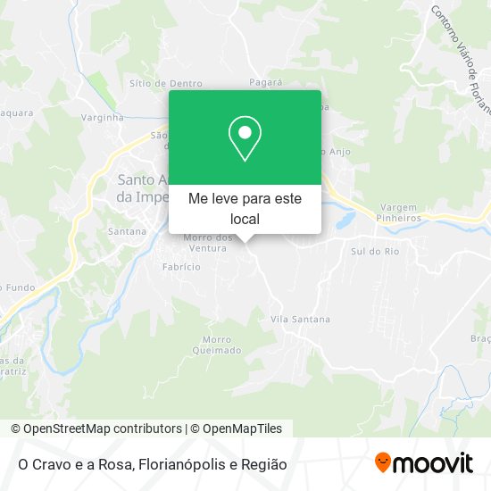 O Cravo e a Rosa mapa