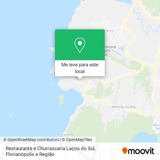 Restaurante e Churrascaria Laços do Sul mapa