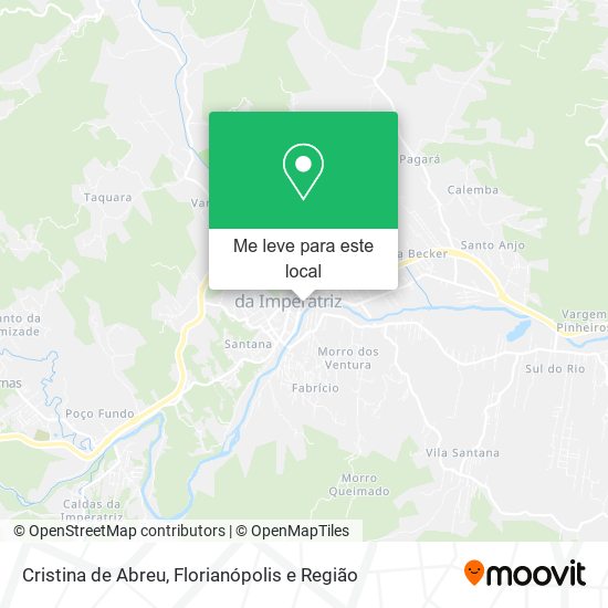 Cristina de Abreu mapa