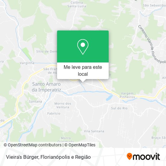 Vieira's Búrger mapa