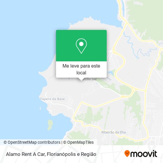 Alamo Rent A Car mapa