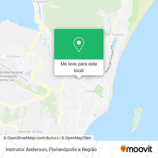 Instrutor Anderson mapa