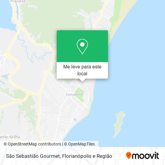 São Sebastião Gourmet mapa