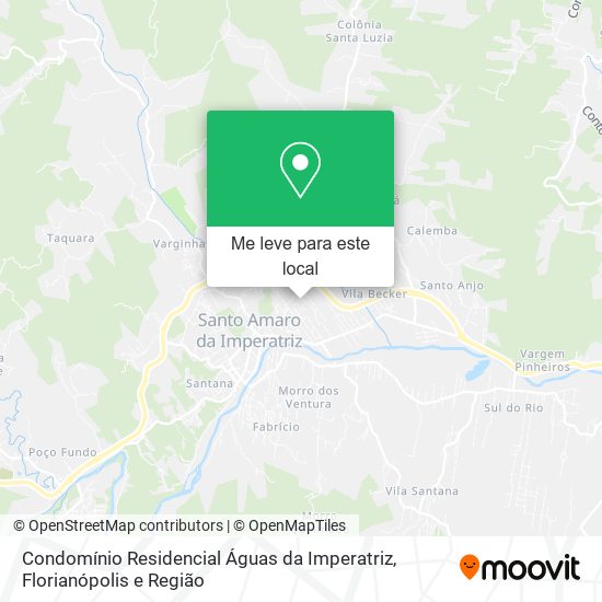 Condomínio Residencial Águas da Imperatriz mapa