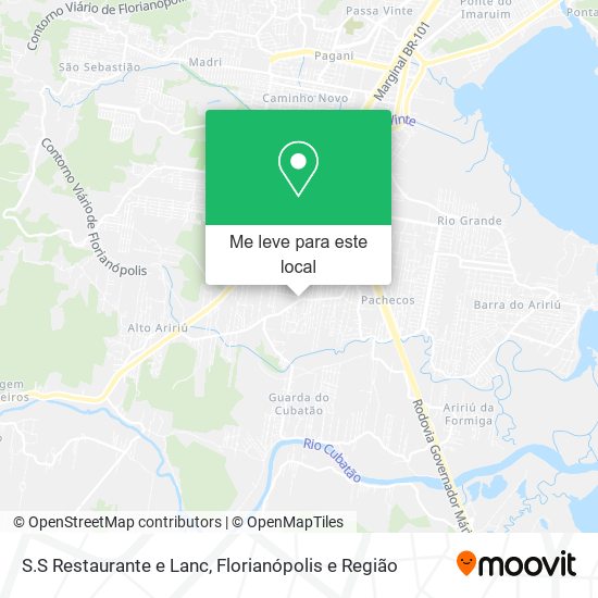 S.S Restaurante e Lanc mapa