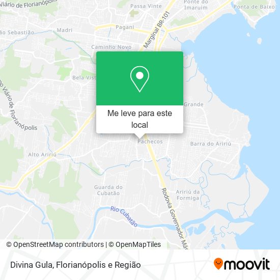 Divina Gula mapa