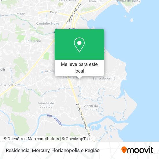 Residencial Mercury mapa