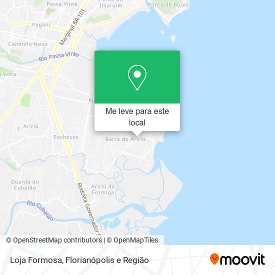 Loja Formosa mapa