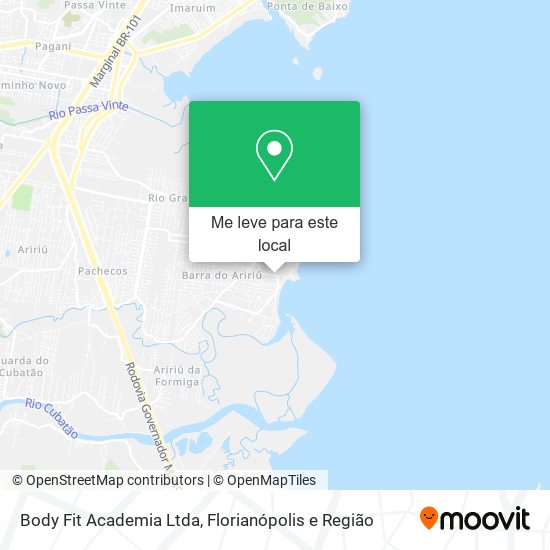 Body Fit Academia Ltda mapa