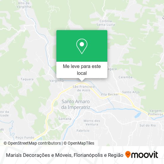 Maria's Decorações e Móveis mapa