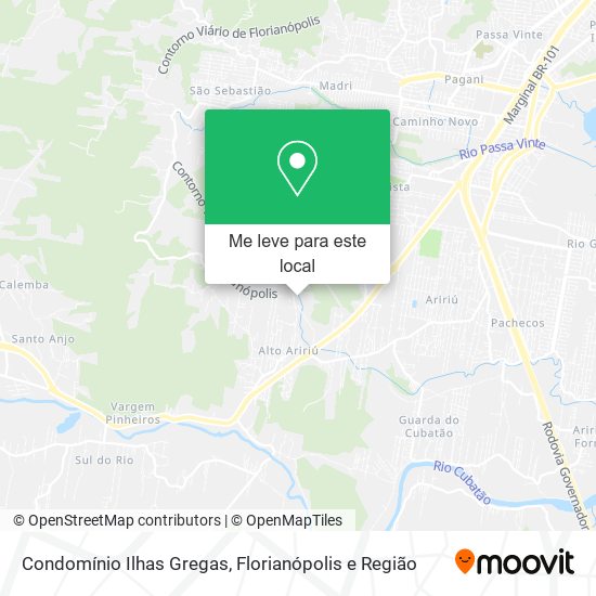 Condomínio Ilhas Gregas mapa