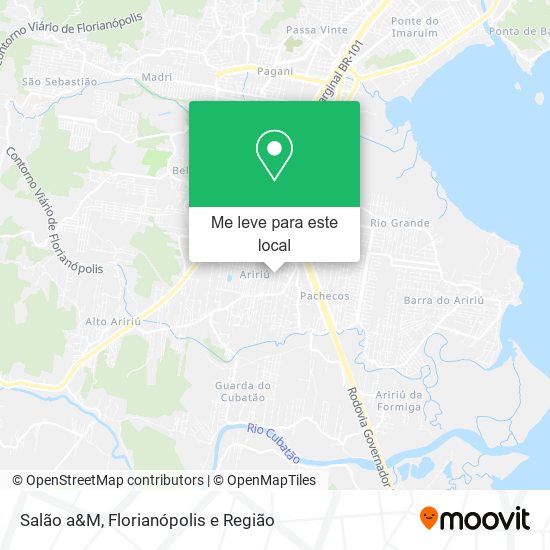 Salão a&M mapa