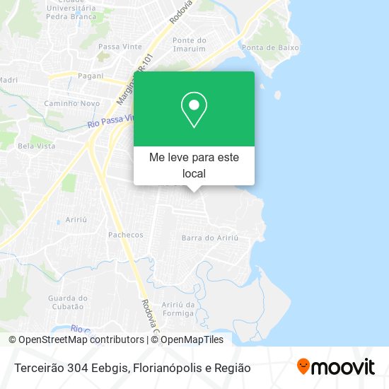Terceirão 304 Eebgis mapa