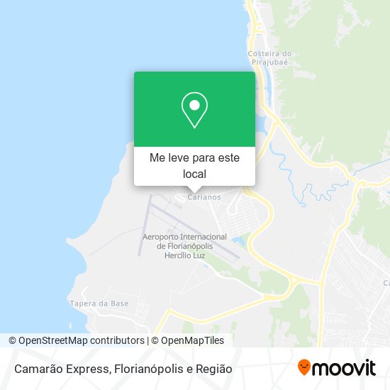 Camarão Express mapa