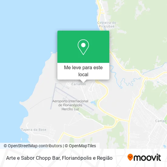 Arte e Sabor Chopp Bar mapa