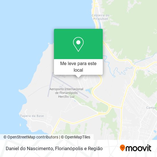 Daniel do Nascimento mapa