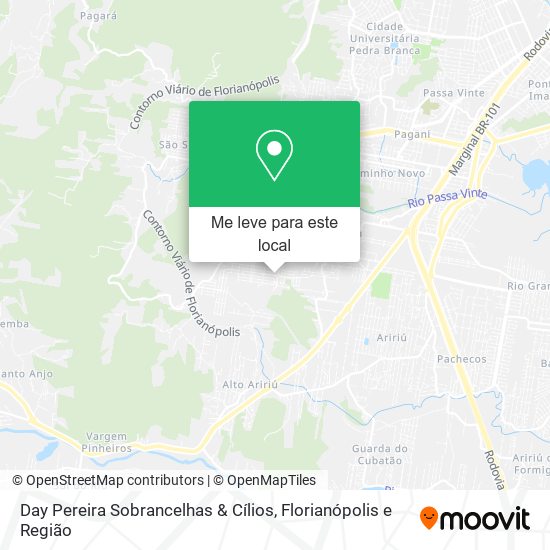 Day Pereira Sobrancelhas & Cílios mapa