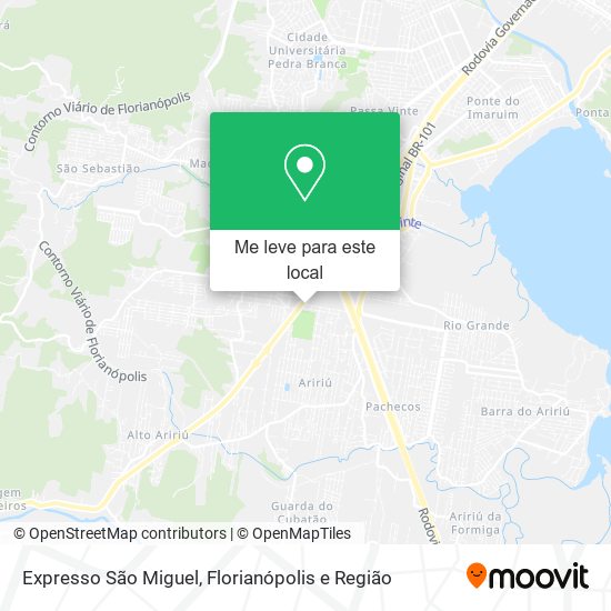 Expresso São Miguel mapa